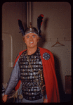 Set Svanholm in costume for Götterdämmerung at the Metropolitan Opera