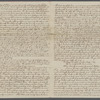 Letter from John England to Ellen Hargedon