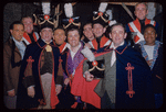 Chorus members during a Metropolitan Opera tour of Faust