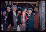 Chorus members during a Metropolitan Opera tour of Faust