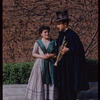 Musician Jay Brower and chorus soprano Frederica Fondo during a Metropolitan Opera tour of Faust