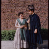 Musician Jay Brower and chorus soprano Frederica Fondo during a Metropolitan Opera tour of Faust
