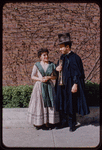 Musician Jay Brower and chorus soprano Frederica Fondo during a Metropolitan Opera tour of Faust