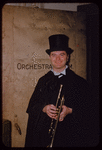 Trumpeter Isidor Blank during a Metropolitan Opera tour of Faust