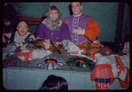 Chorus members during a Metropolitan Opera tour of Faust