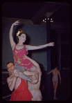 Dancer Nana Gollner during a Metropolitan Opera tour of Faust