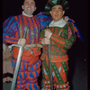 Chorus members during a Metropolitan Opera tour of Faust