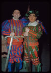 Chorus members during a Metropolitan Opera tour of Faust