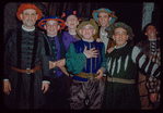 Chorus members during a Metropolitan Opera tour of Faust