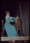 Chorus soprano Frederica Fondo during a Metropolitan Opera tour of Faust
