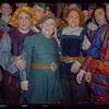 Chorus members in Boston, Massachusetts during a Metropolitan Opera tour of Faust