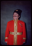 Chorus bass Boris Goudnoff in costume for Die Fledermaus at the Metropolitan Opera