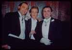Chorus members in costume for Die Fledermaus at the Metropolitan Opera