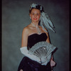 Chorus alto Yvonne Andlauer in costume for Die Fledermaus at the Metropolitan Opera