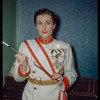 Jarmila Novotna in costume for Die Fledermaus at the Metropolitan Opera