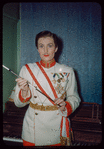 Jarmila Novotna in costume for Die Fledermaus at the Metropolitan Opera