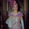 Chorus soprano Matilda Zilz in costume for Die Fledermaus at the Metropolitan Opera