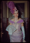 Chorus soprano Matilda Zilz in costume for Die Fledermaus at the Metropolitan Opera