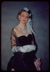 Chorus alto Yvonne Andlauer in costume for Die Fledermaus at the Metropolitan Opera