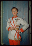 Risë Stevens in costume for Die Fledermaus at the Metropolitan Opera
