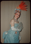Chorus soprano Belle Blau in costume for Die Fledermaus at the Metropolitan Opera