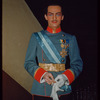 Unidentified performer in costume for Die Fledermaus at the Metropolitan Opera