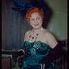 Ljuba Welitsch in costume for Die Fledermaus at the Metropolitan Opera