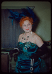 Ljuba Welitsch in costume for Die Fledermaus at the Metropolitan Opera
