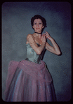Dancer Alexandra Sawicka in costume for Die Fledermaus at the Metropolitan Opera