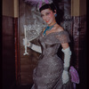 Chorus soprano Helen Frazier in costume for Die Fledermaus at the Metropolitan Opera