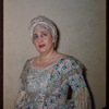 Chorus soprano Rae Calitri in costume for Manon at the Metropolitan Opera