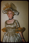 Unidentified performer in costume for Manon at the Metropolitan Opera
