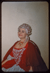 Victoria de los Angeles in costume for Manon at the Metropolitan Opera
