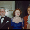 Richard Tucker in costume for Manon Lescaut at the Metropolitan Opera, with his family