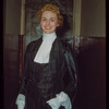Chorus alto Yvonne Andlauer in costume for Manon Lescaut at the Metropolitan Opera