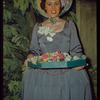 Chorus soprano Barbara Lewis in costume for Manon Lescaut at the Metropolitan Opera