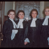 Chorus members in costume for Manon Lescaut at the Metropolitan Opera