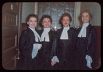 Chorus members in costume for Manon Lescaut at the Metropolitan Opera