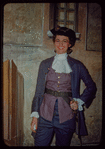 Chorus alto Yvonne Andlauer in costume for Manon Lescaut at the Metropolitan Opera