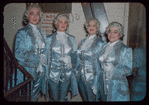 Chorus members in costume for Manon Lescaut at the Metropolitan Opera