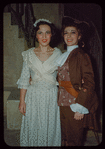 Chorus members in costume for Manon Lescaut at the Metropolitan Opera