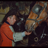 A coachman in costume for Manon Lescaut at the Metropolitan Opera