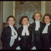 Chorus members in costume for Manon Lescaut at the Metropolitan Opera