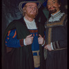 Osie Hawkins and Hugh Thompson in costume for Die Meistersinger von Nürnberg at the Metropolitan Opera