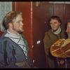 Mack Harrell, Leslie Chabay, and Lorenzo Alvary in costume for Die Meistersinger von Nürnberg at the Metropolitan Opera