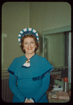 Astrid Varnay in costume for Die Meistersinger von Nürnberg at the Metropolitan Opera