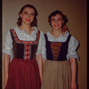 Dancers Sylvia Dick and Gudrun Lober during a Metropolitan Opera tour of Die Meistersinger von Nürnberg