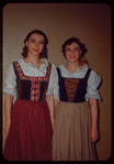 Dancers Sylvia Dick and Gudrun Lober during a Metropolitan Opera tour of Die Meistersinger von Nürnberg