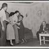 Hilda Haynes, Terry Carter, and unidentified others in the stage production Monday's Heroes