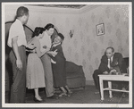 Hilda Haynes, Terry Carter, and unidentified others in the stage production Monday's Heroes
